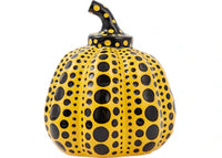 Yayoi Kusama Pumpkin Cast Resin Figure Yellow