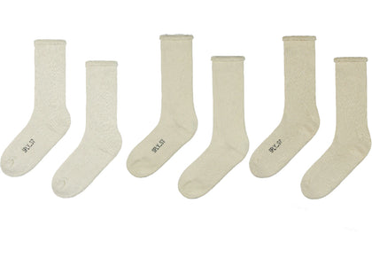 Yeezy Bouclette Socks (3 Pack) Color One - authentic Yeezy sneakers