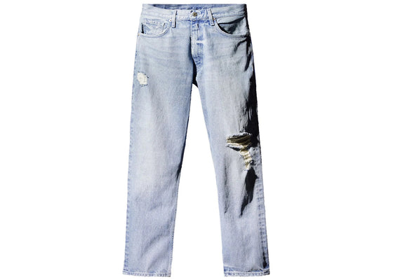 Yeezy Gap 5 Pocket Denim Pants Blue sneakers - authentic Yeezy shoes
