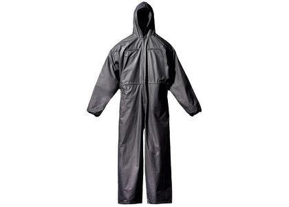 Yeezy Gap Coated Cotton Overalls Black - authentic Yeezy sneakers