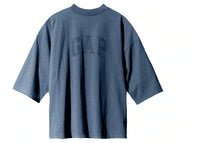 Yeezy Gap Dove 3/4-Ärmel-T-Shirt Dunkelblau