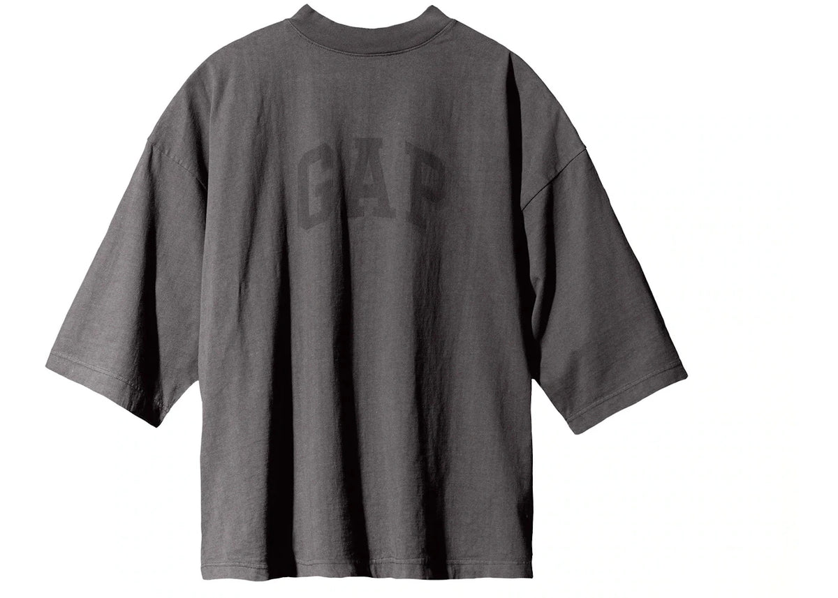 Yeezy Gap Dove 3/4-Ärmel-T-Shirt Dunkelgrau - vue 360