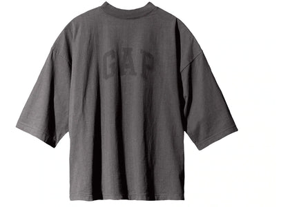 Yeezy Gap Dove 3/4 Sleeve Tee Dark Grey - authentic Yeezy sneakers
