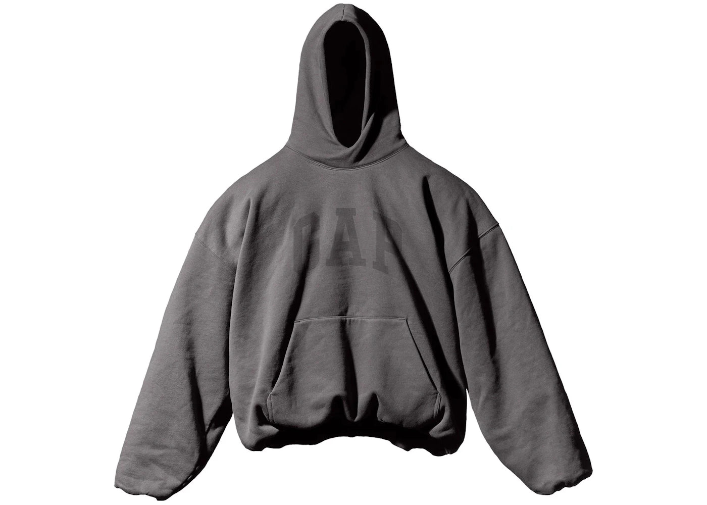 Yeezy Gap Engineered by Balenciaga Dove Hoodie Dark Grey - vue 360