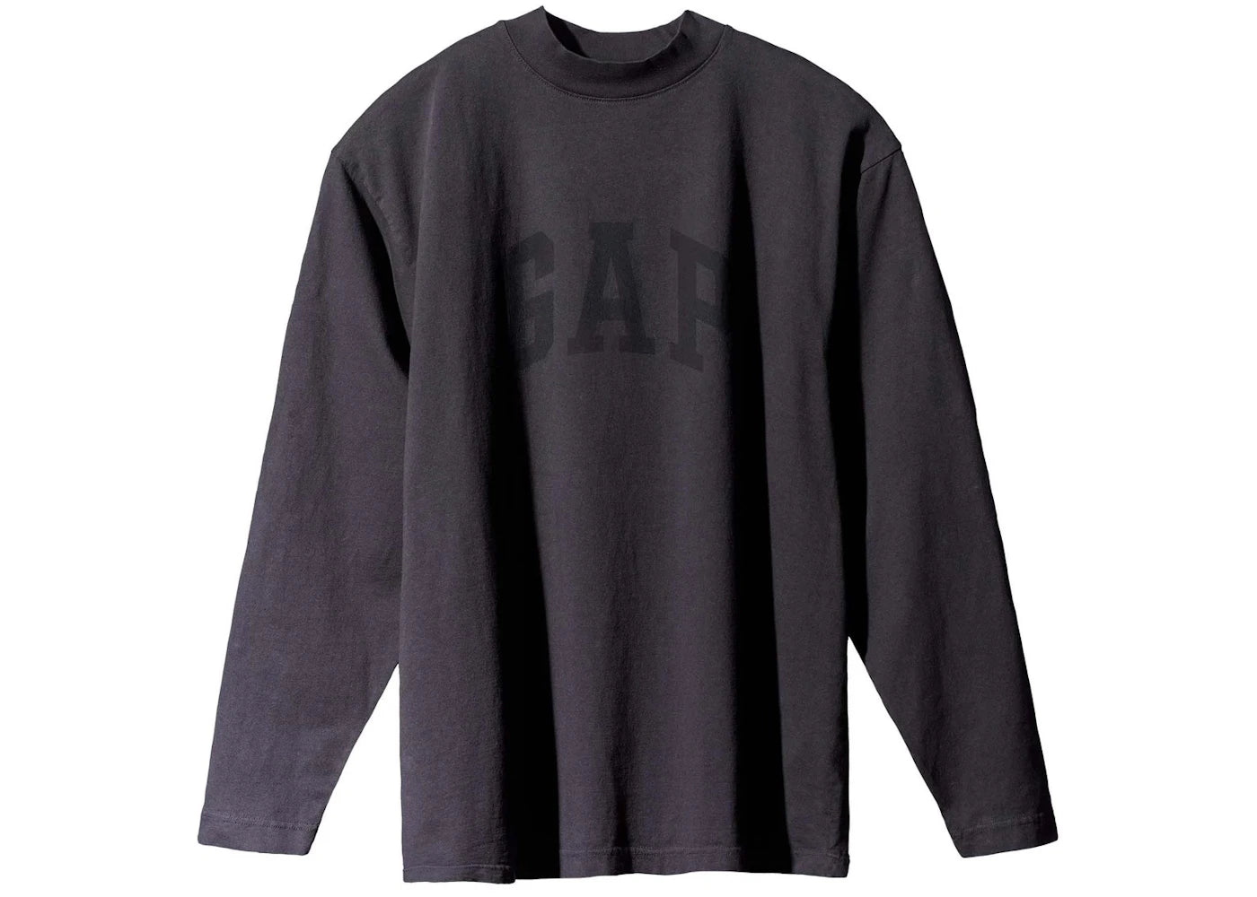 Yeezy Gap Dove Langarmshirt Schwarz - vue 360