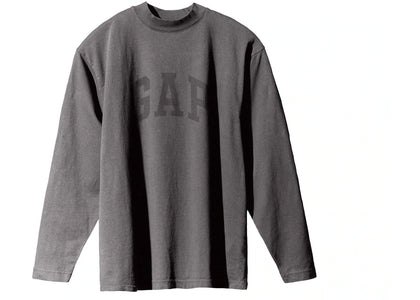 Yeezy Gap Dove Longsleeve Tee Dark Grey - authentic Yeezy sneakers