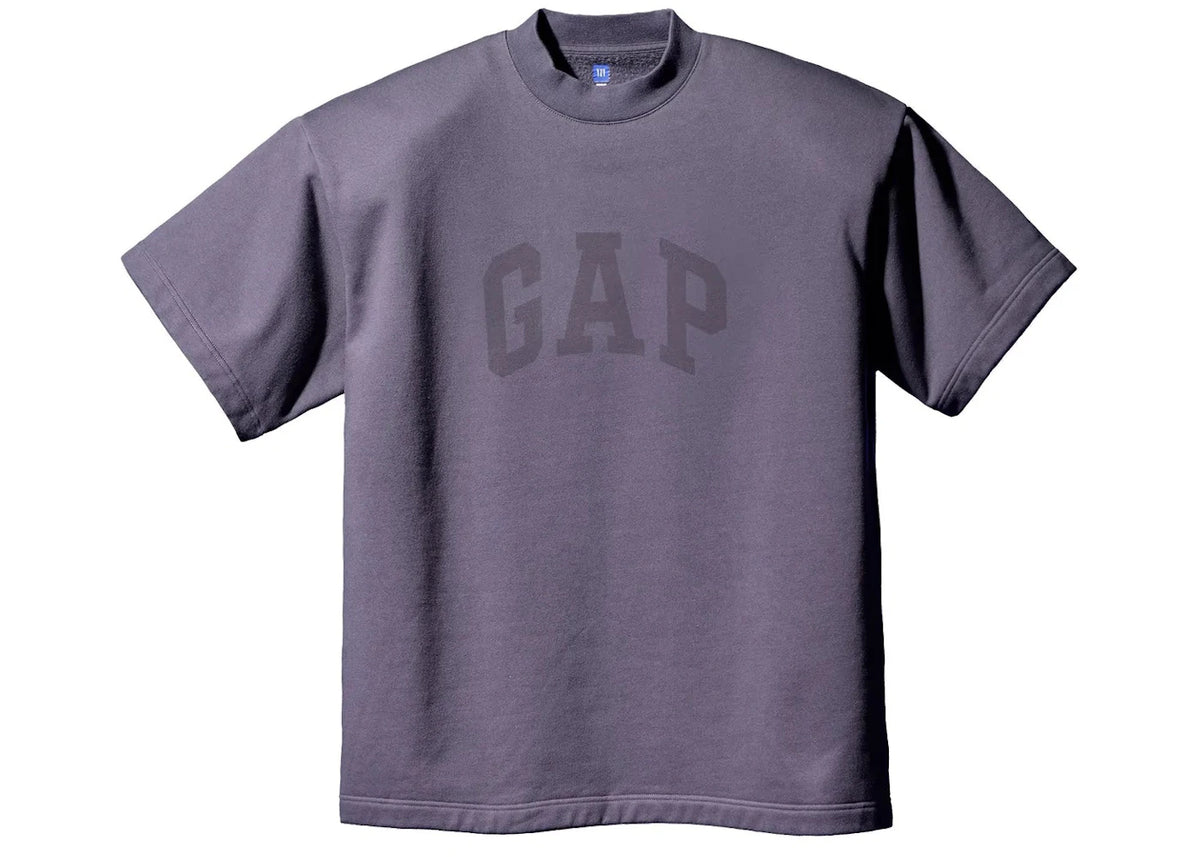 Yeezy Gap Dove Gepolstertes Fleece-T-Shirt Schwarz - vue 360