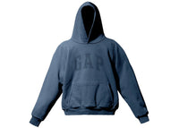 Yeezy Gap Dove Shrunken Hoodie Dunkelblau