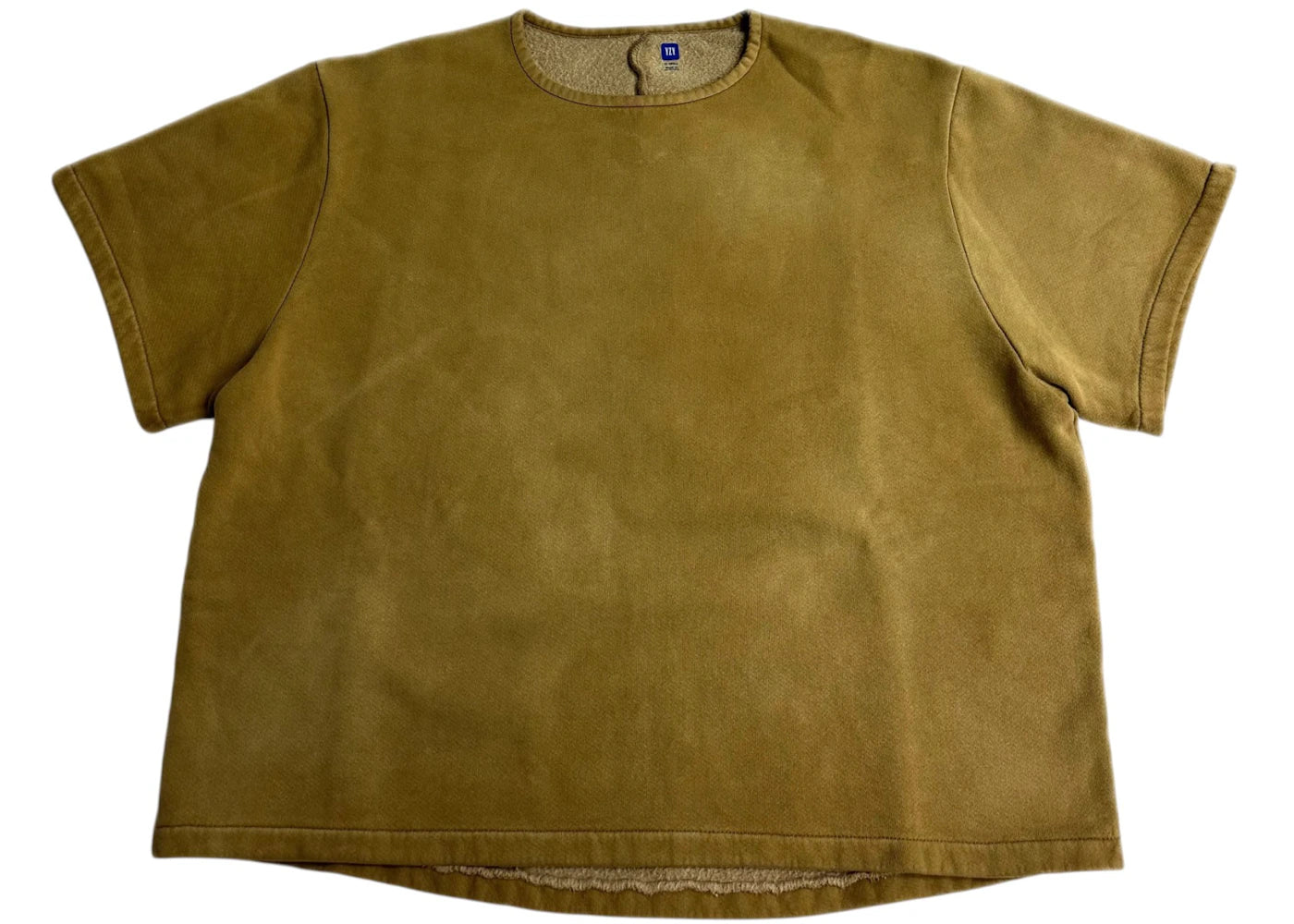 Yeezy Gap Engineered By Balenciaga Fleece Yoke Tee Bronze - vue 360