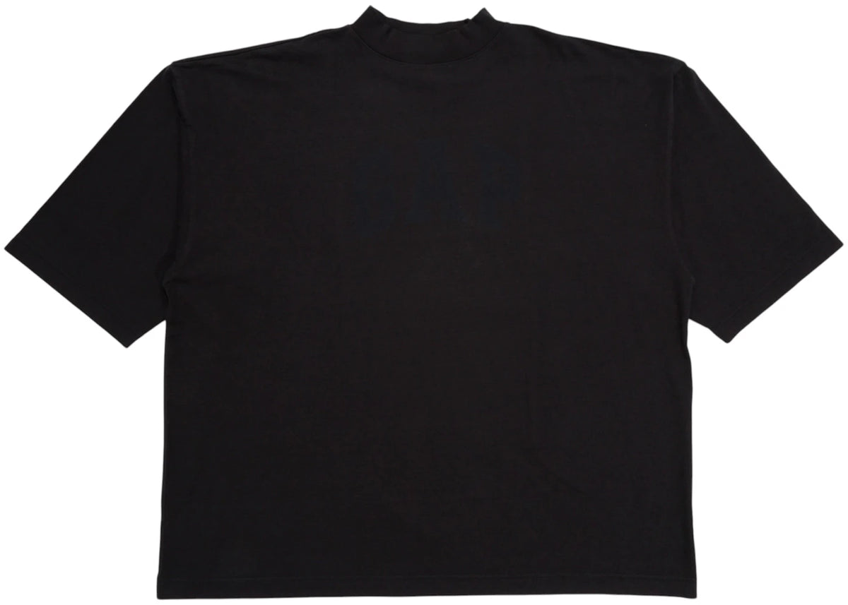 Yeezy Gap Engineered by Balenciaga Taubengraues 3/4-Ärmel-T-Shirt Schwarz - vue 360