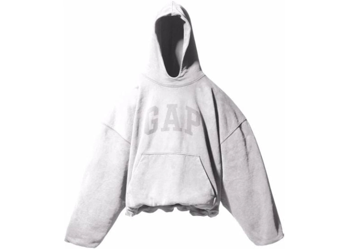 Yeezy Gap Engineered by Balenciaga Dove Hoodie Weiß - vue 360