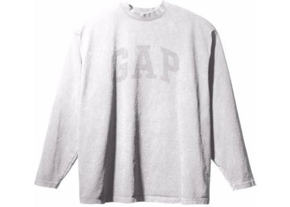 Yeezy Gap Engineered by Balenciaga Dove L/S T-shirt White - authentic Yeezy apparel