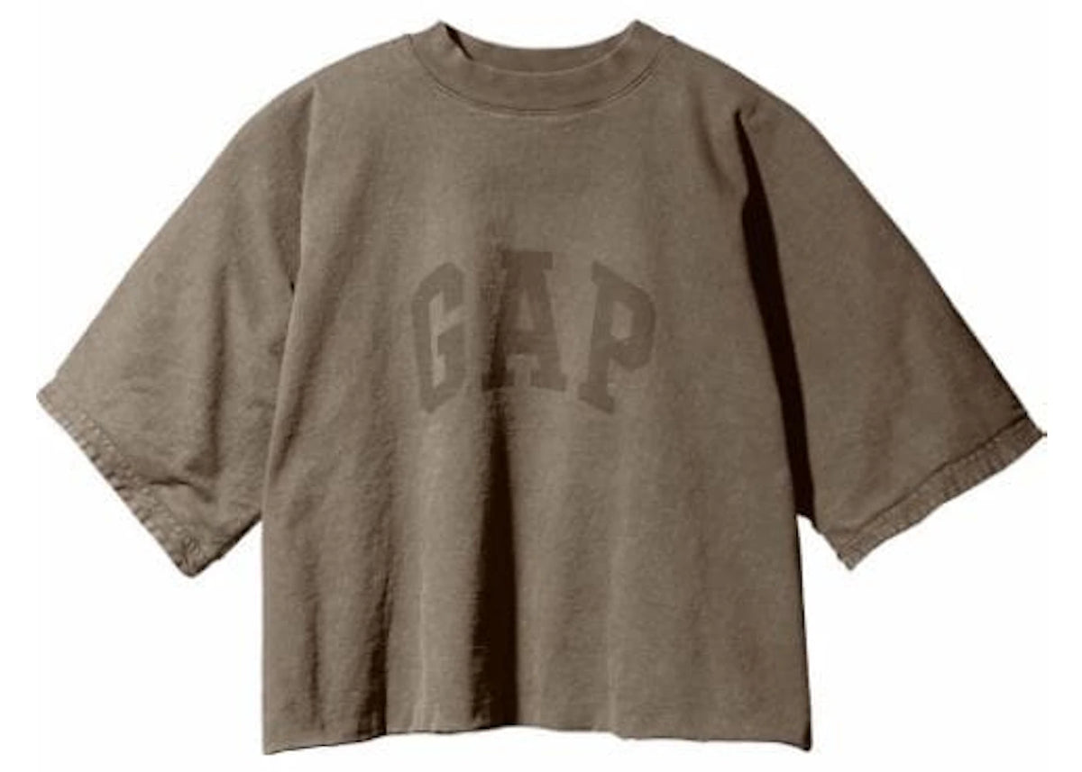 Yeezy Gap Engineered by Balenciaga Dove No Seam T-Shirt Beige - vue 360