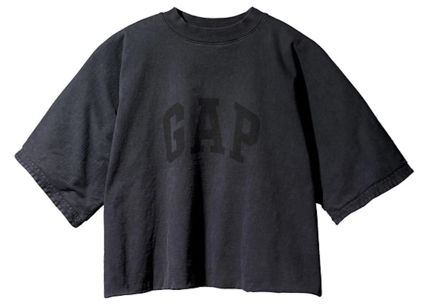 Yeezy Gap Engineered by Balenciaga No Seam Tee Black - vue 360