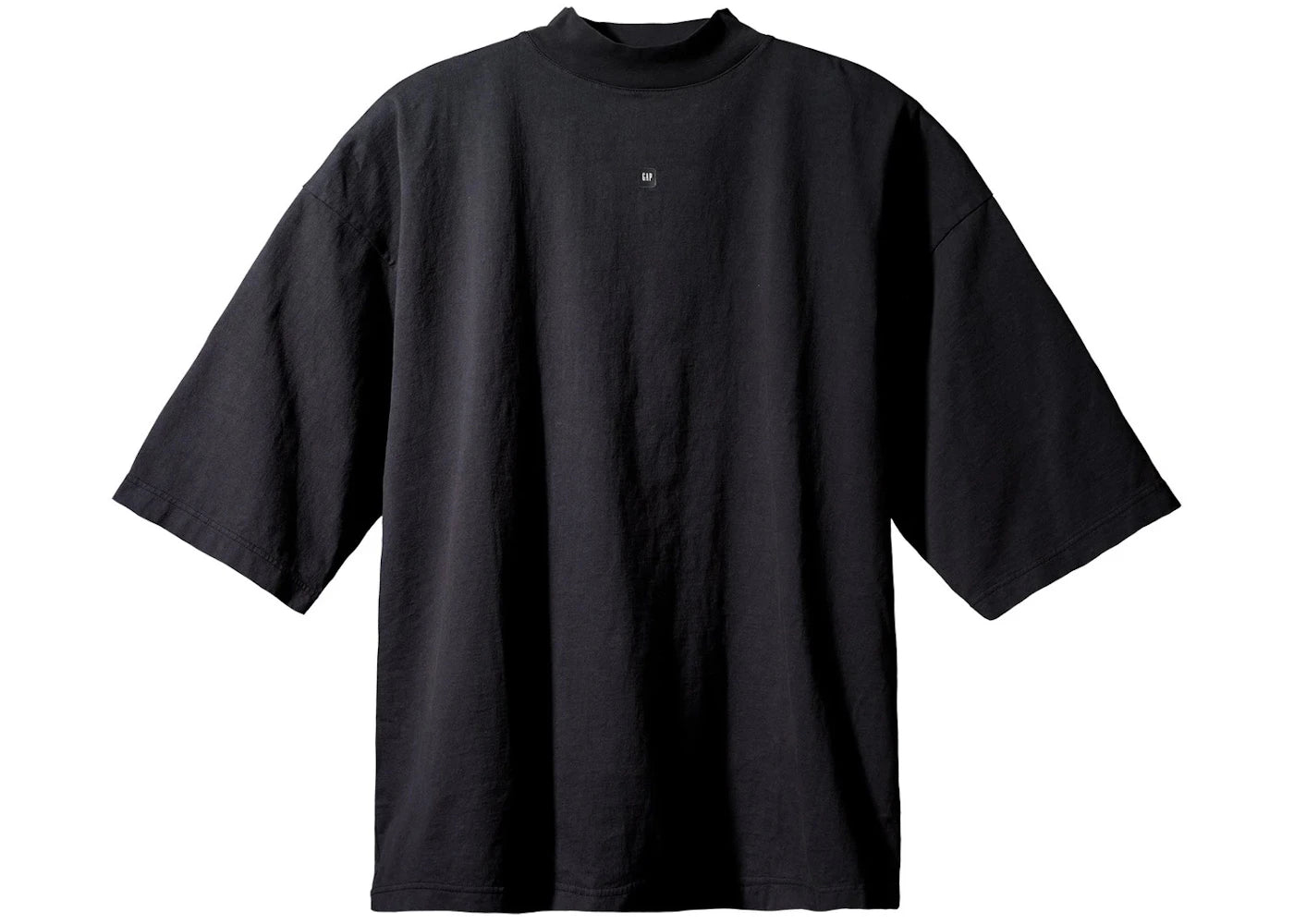 Yeezy Gap Logo 3/4-Ärmel-T-Shirt Schwarz - vue 360