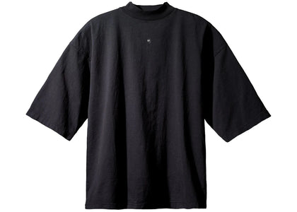 Yeezy Gap Logo 3/4 Sleeve Tee Black - authentic Yeezy sneakers