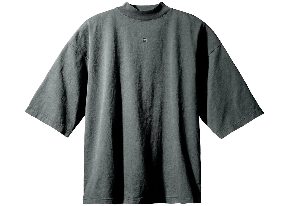 Yeezy Gap Logo 3/4-Ärmel-T-Shirt Dunkelgrün - vue 360