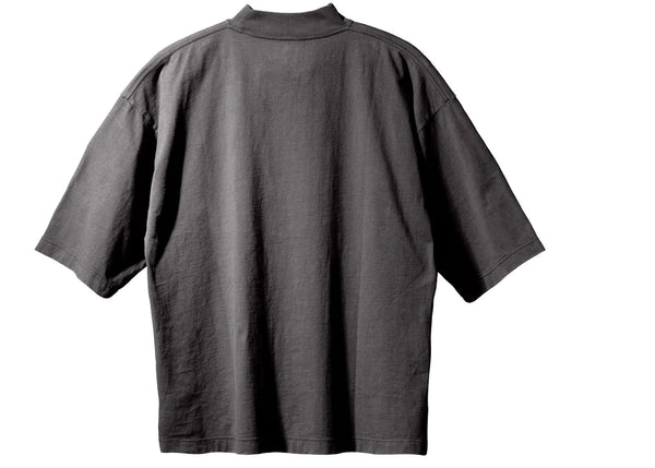 Yeezy Gap Logo 3/4-Ärmel-T-Shirt Dunkelgrau