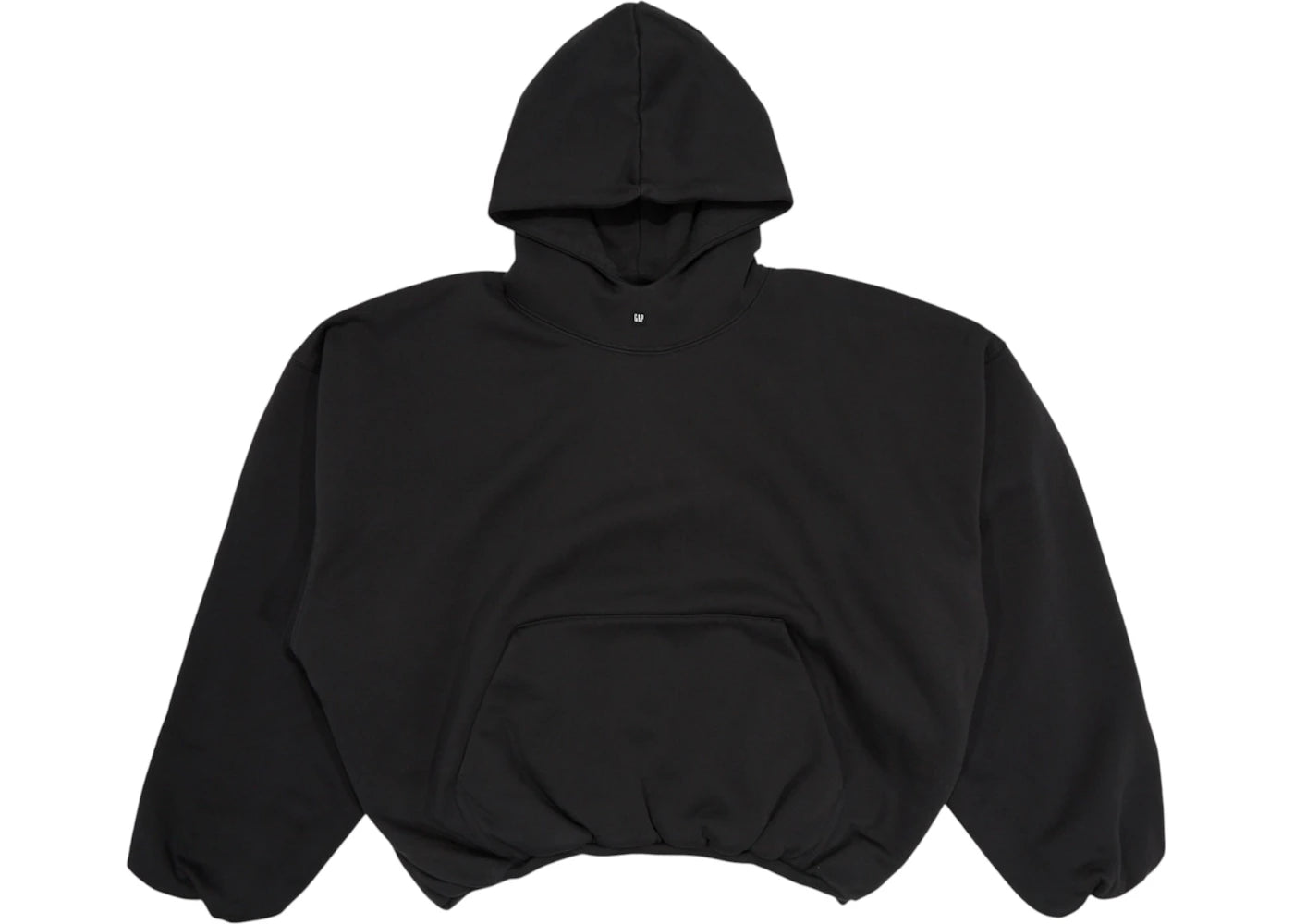 Yeezy Gap Logo Hoodie Black - vue 360