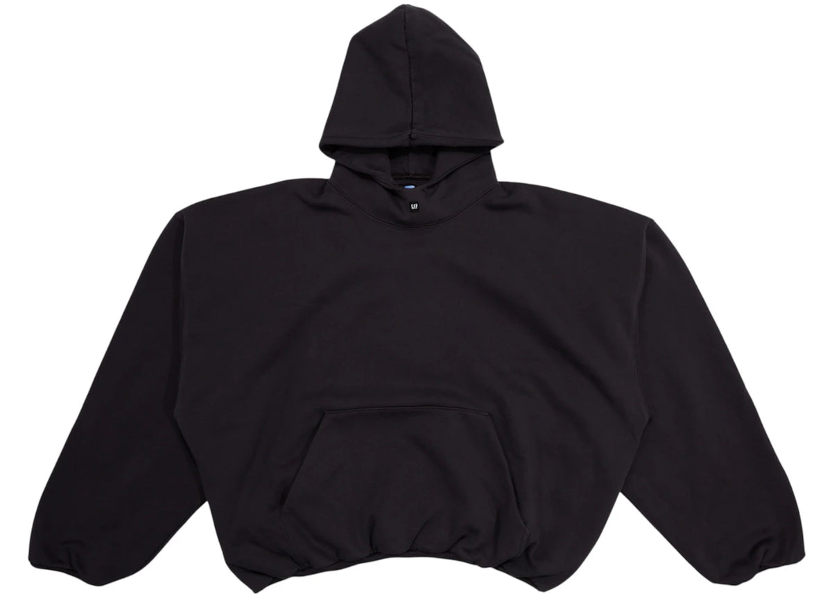 Yeezy Gap Logo Hoodie Dunkelgrau - vue 360