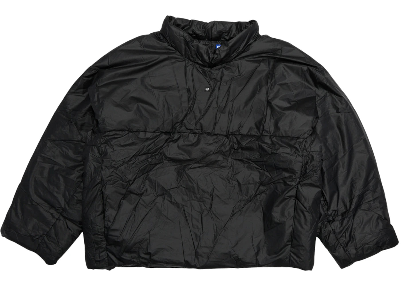Yeezy Gap Mock Neck Pullover Puffer Black - vue 360