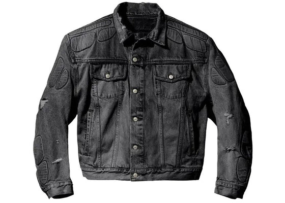 Yeezy Gap Engineered by Balenciaga Padded Denim Jacket Grey Wash sneakers - authentic Yeezy shoes