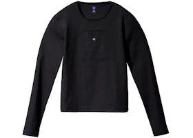 Yeezy Gap Womens Longsleeve Second Skin Black - vue 360