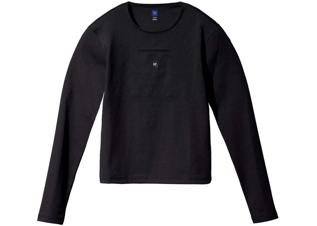 Yeezy Gap Womens Longsleeve Second Skin Black - vue secondaire A