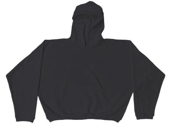 Yeezy HD-01 No Print Hoodie Black sneakers - authentic Yeezy shoes