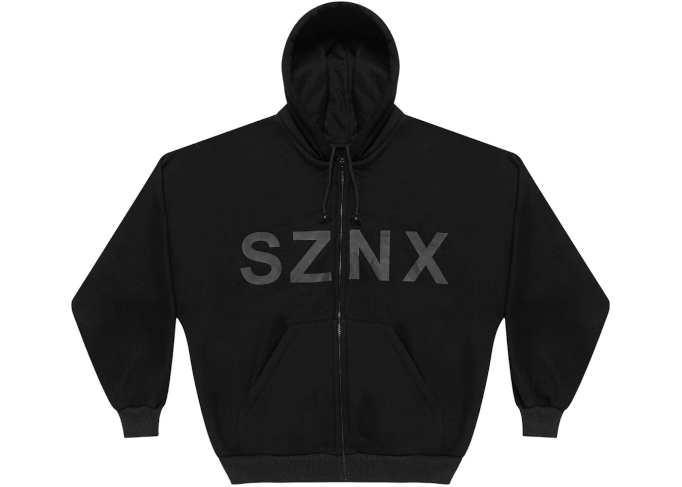 Yeezy HD-10 Hoodie Black - vue secondaire A