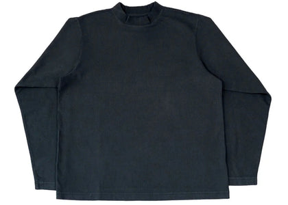 Yeezy x Gap Long Sleeve T-shirt Black - authentic Yeezy apparel