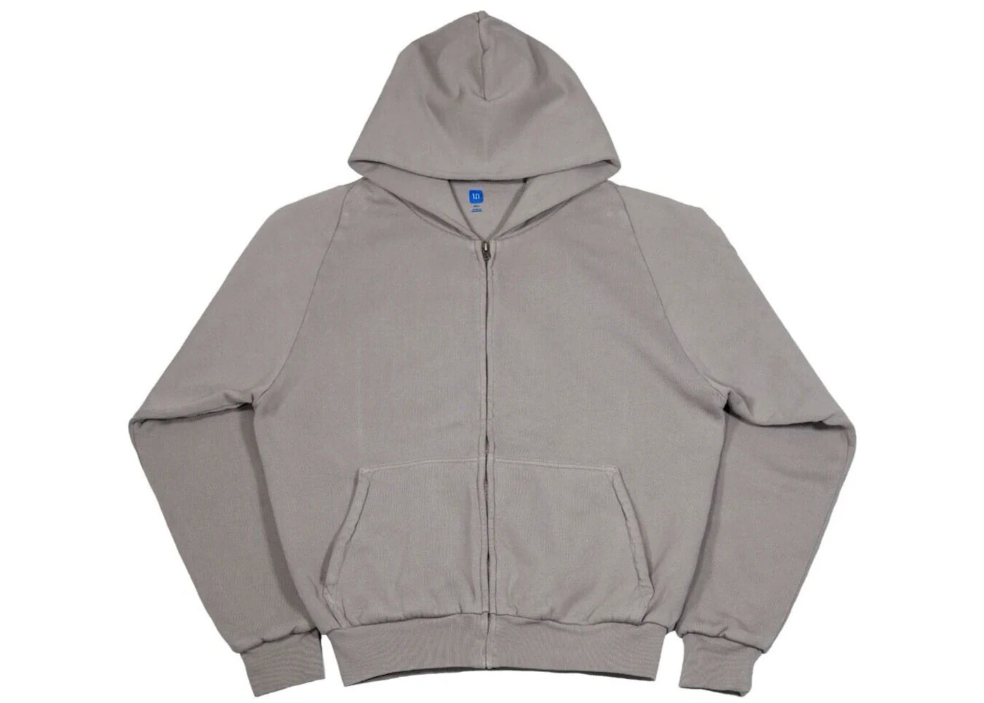 Yeezy x Gap Unreleased Zip Sweatshirt Hoodie Light Gray - vue 360