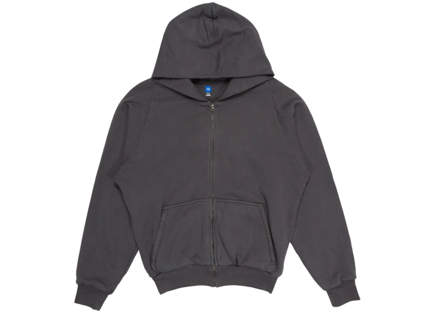 Yeezy x Gap Zip Up Exclusive Hoodie Dark Grey - vue 360