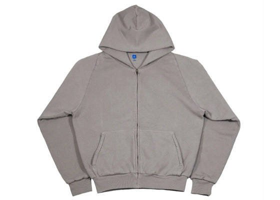 Yeezy x Gap Zip Up Exclusive Hoodie Light Grey sneakers - authentic Yeezy shoes