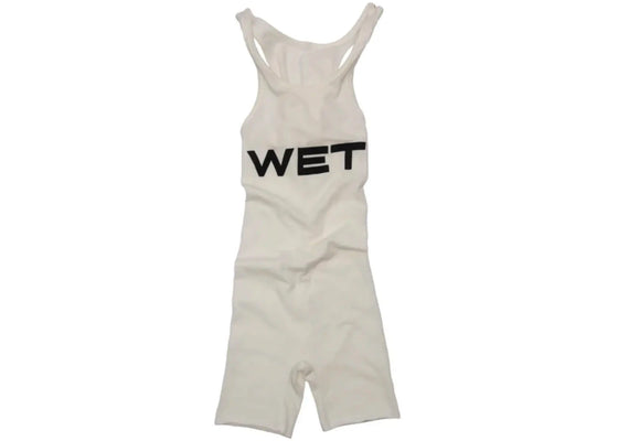 Yeezy x Mowalola Wet Bodysuit White sneakers - authentic Yeezy shoes