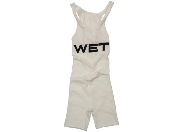 Yeezy x Mowalola Wet Bodysuit White sneakers - authentic Yeezy shoes