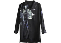 Yohji Yamamoto 2 Collar Big Standard Shirt Black
