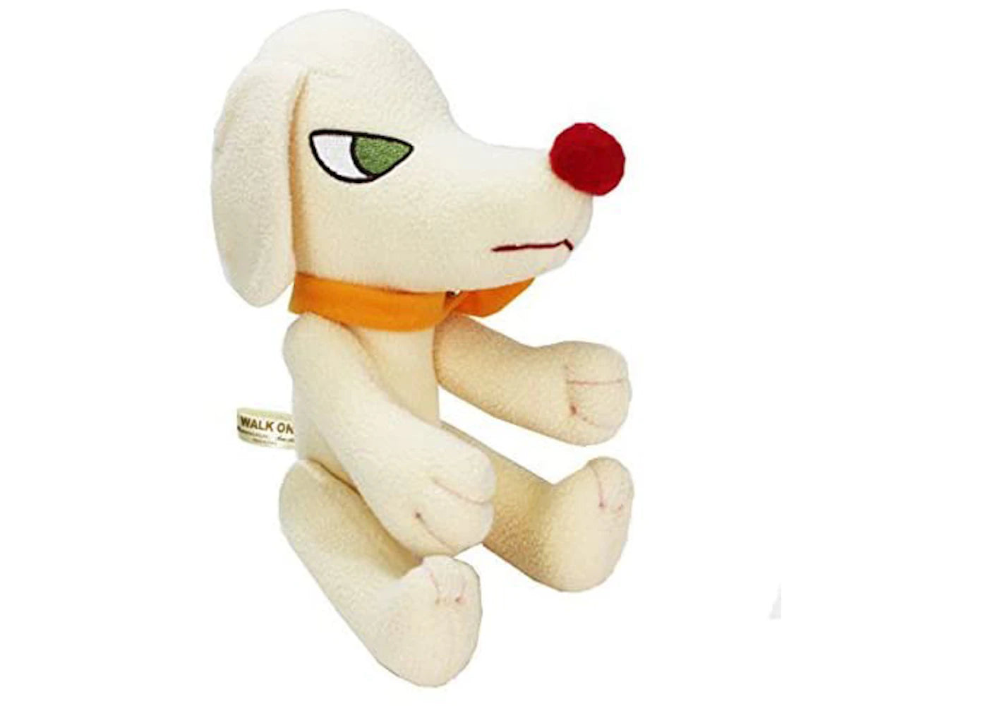 Yoshitomo Nara Walk On Seated Pup Plush White