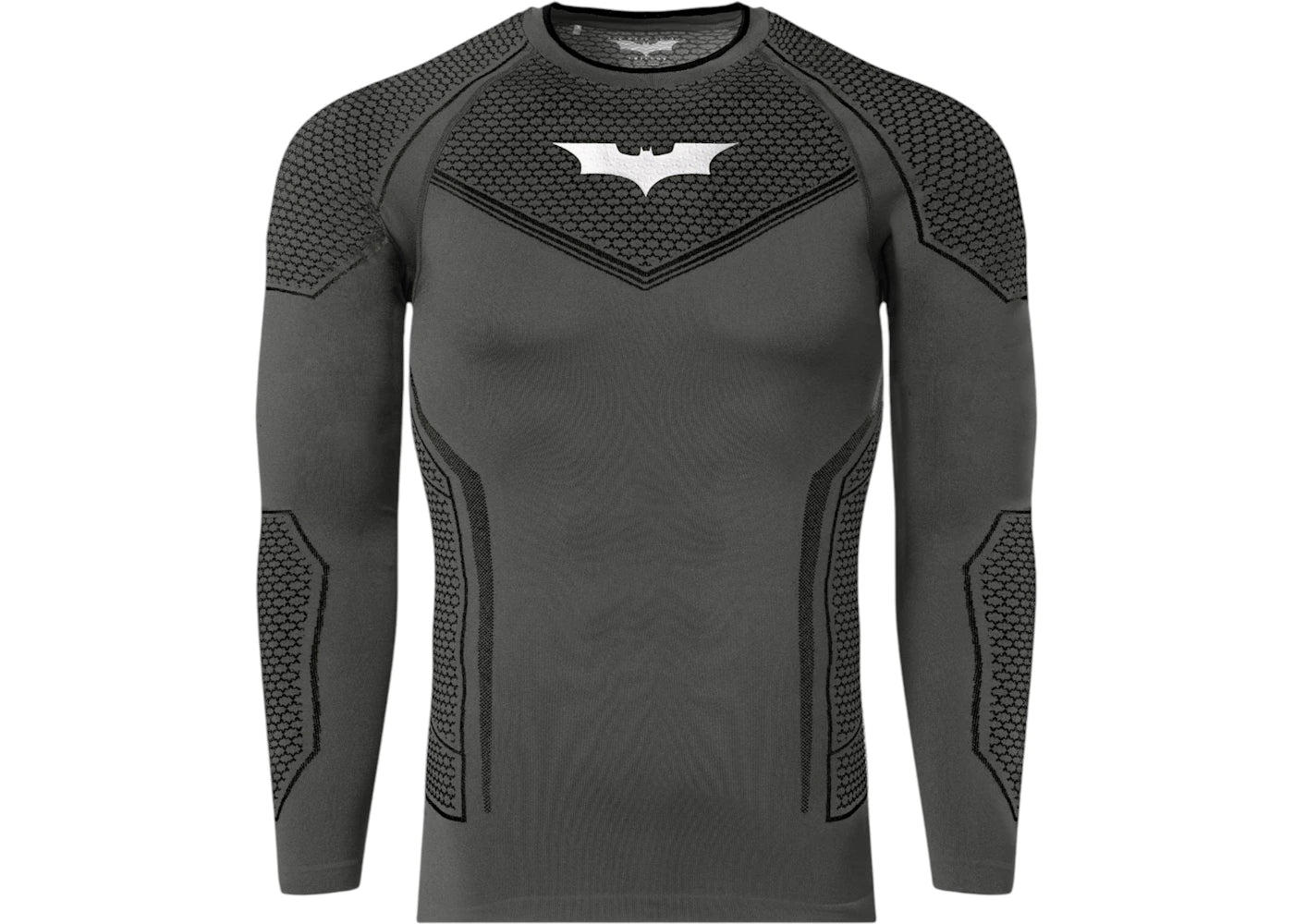 YoungLA x Batman Compression L/S Tee Dark Grey - vue secondaire A