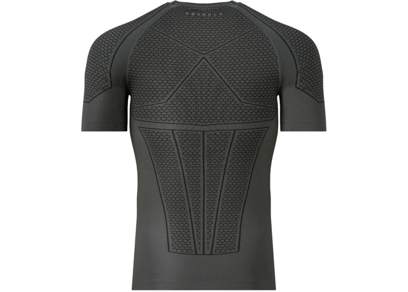 YoungLA x Batman Compression Tee Dark Grey - vue secondaire B
