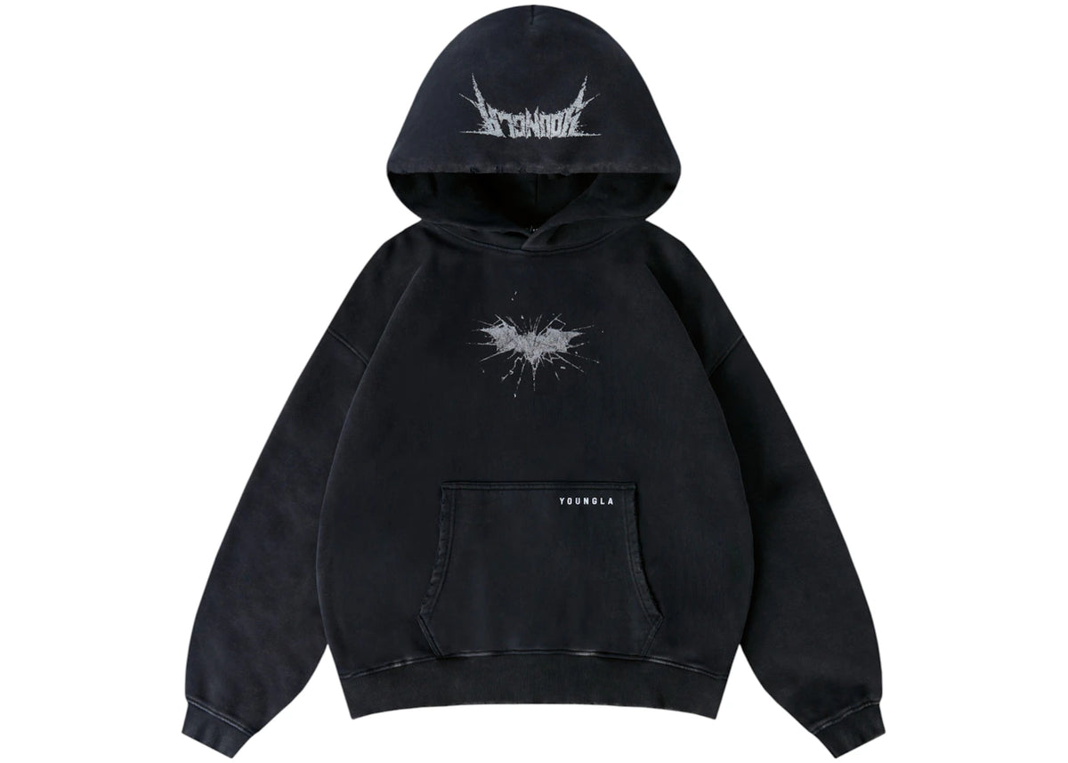 YoungLA x Batman Midnight Hoodie Bane - vue secondaire A