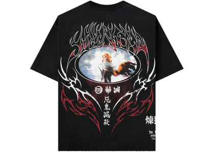 YoungLA x Demon Slayer: Kimetsu no Yaiba Anime Tee Set Your Heart Ablaze - authentic YoungLA product