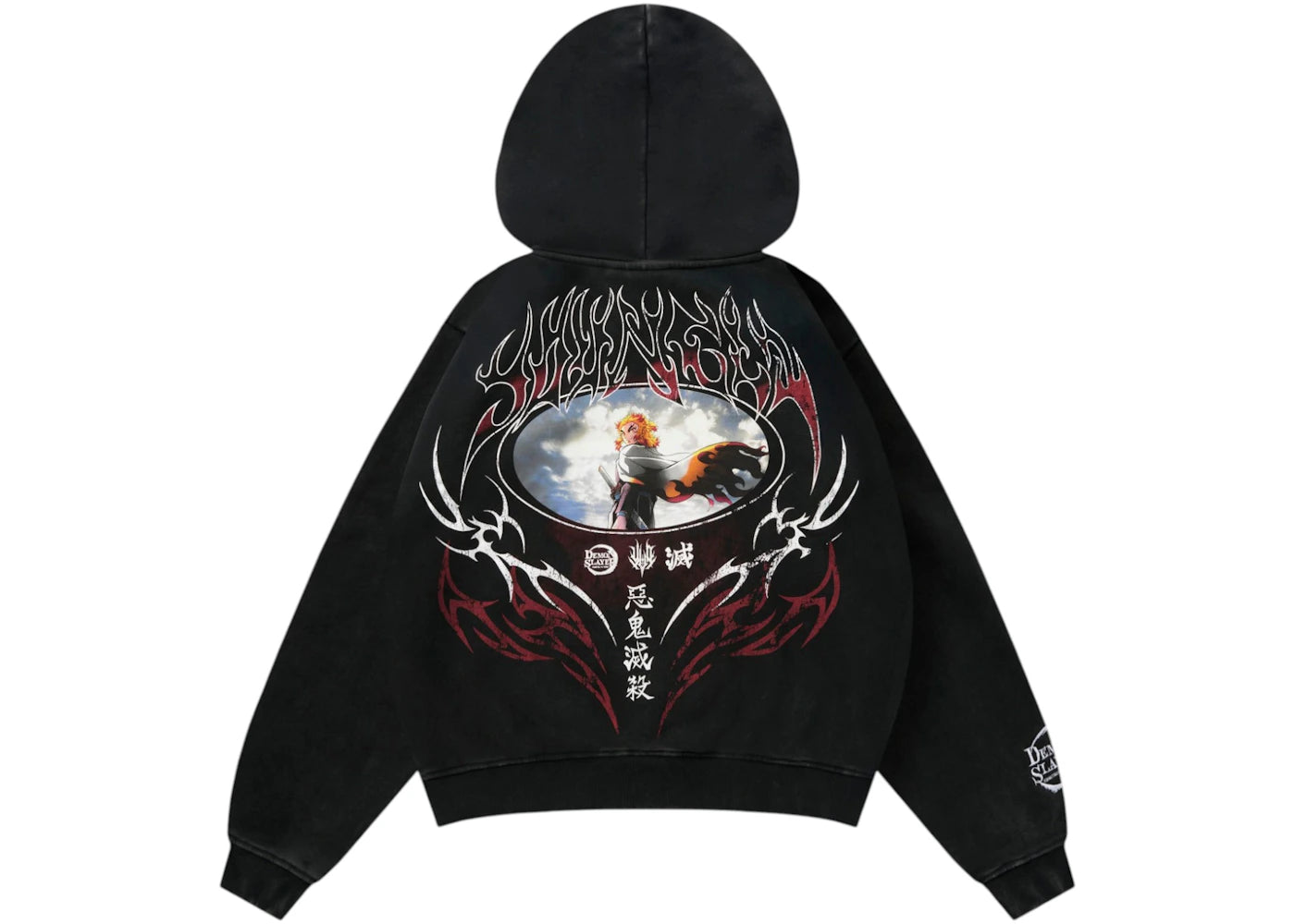 YoungLA x Demon Slayer: Kimetsu no Yaiba Hoodie Set Your Heart Ablaze - vue secondaire B