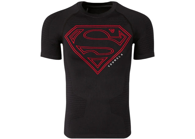 YoungLA x Superman Compression Tee Black/Red