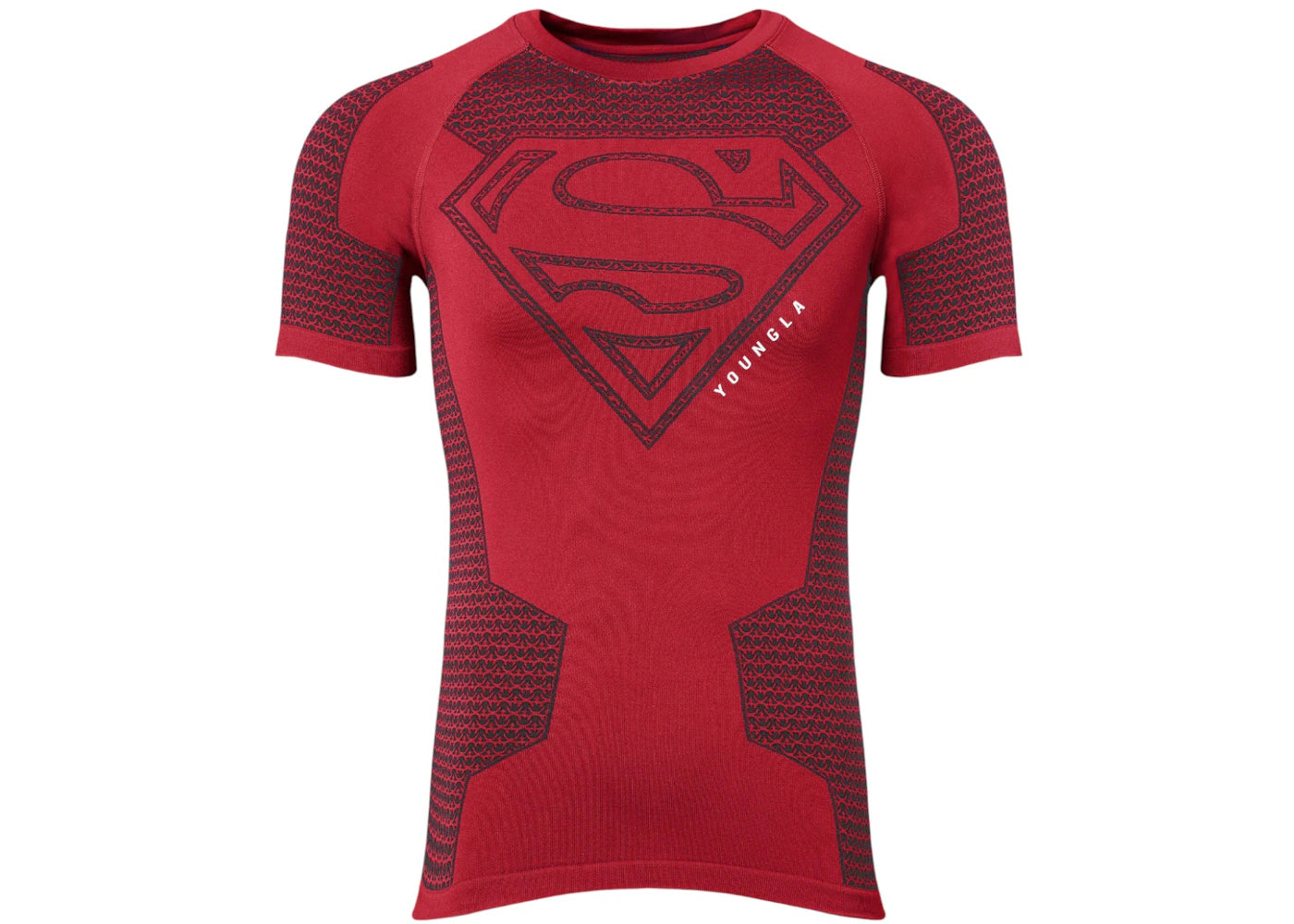 YoungLA x Superman Compression Tee Red - vue secondaire A