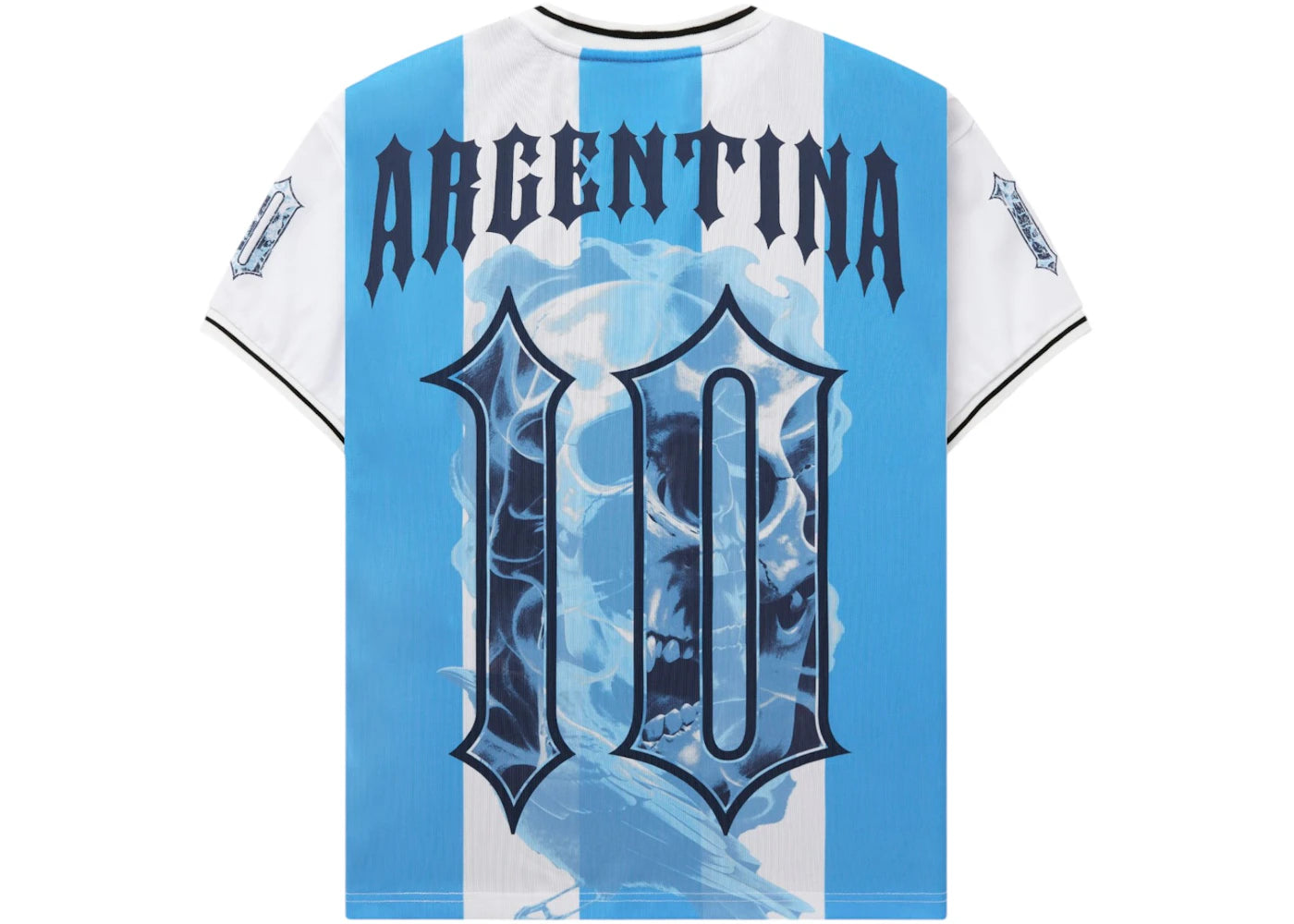YoungLA x International Football Argentina Soccer Jersey Light Blue/White - vue secondaire B