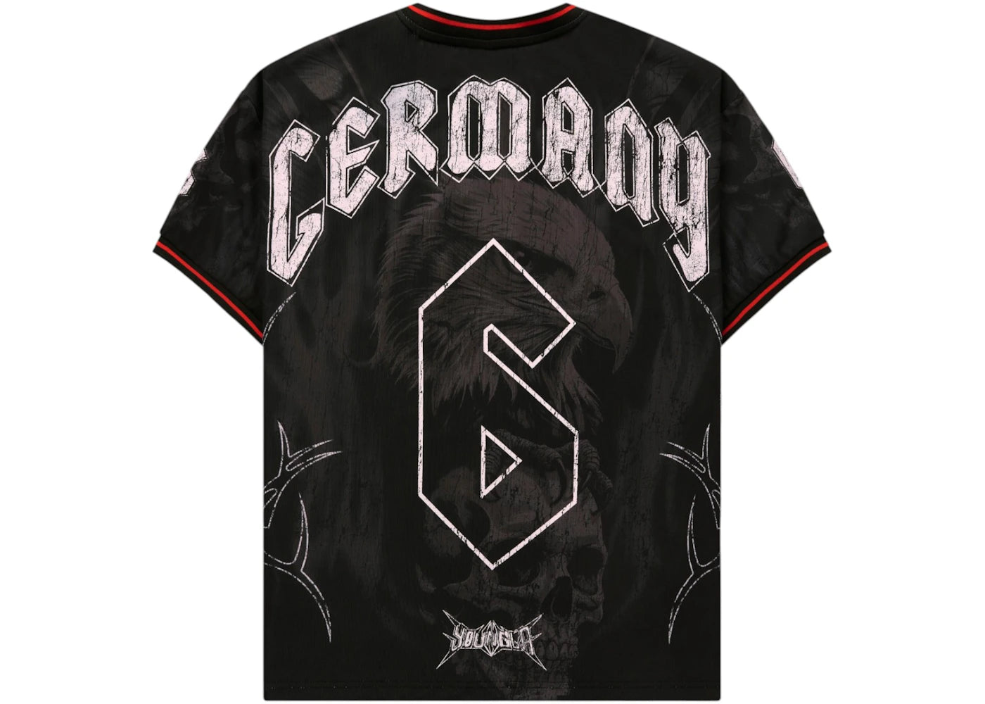 YoungLA x International Football Germany Soccer Jersey Black - vue secondaire A