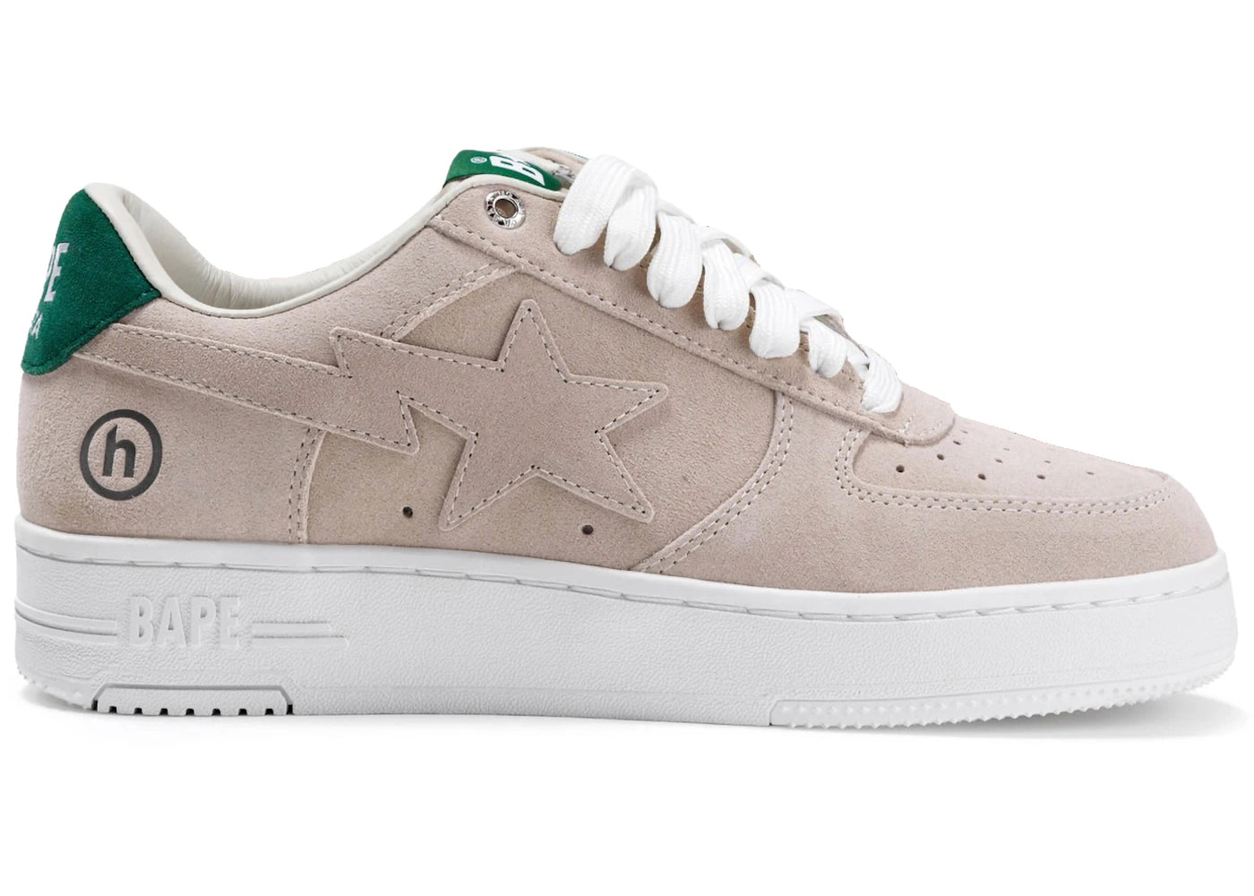 A Bathing Ape Bape Sta Hidden NY Tan Suede - vue 360