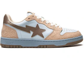 A Bathing Ape Court Sta Beige - authentic BAPE sneakers