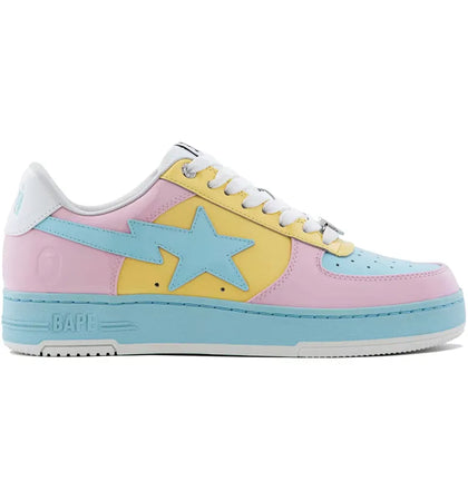 A Bathing Ape Bape Sta #6 Patent Sax Pink - authentic BAPE sneakers
